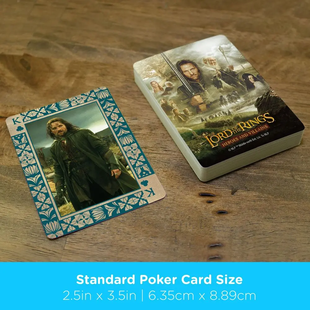 Lord of the Rings Playing Cards Heroes and Villains termékfotó