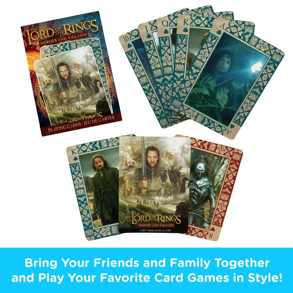 Lord of the Rings Playing Cards Heroes and Villains product photo