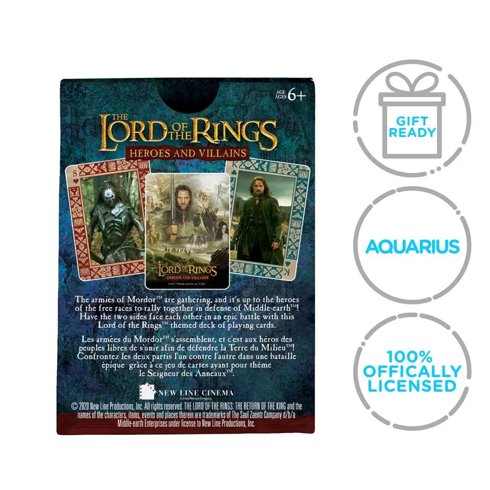 Lord of the Rings Playing Cards Heroes and Villains product photo