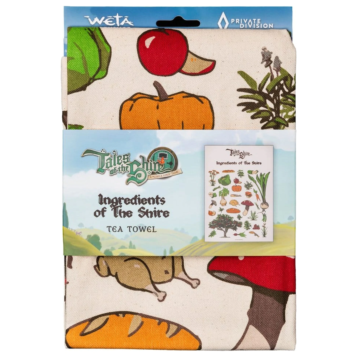 Lord of the Rings Tea Towel Ingredients of The Shire (Tales of the Shire (2025)) 69 cm  product photo