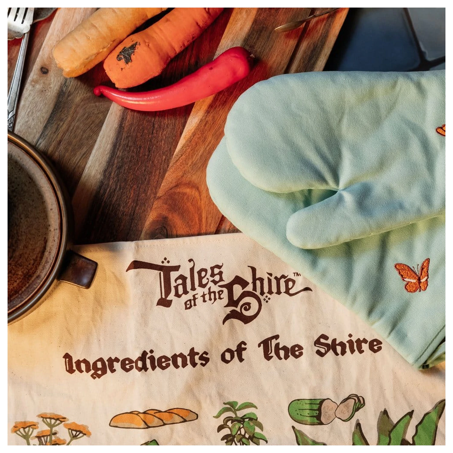Lord of the Rings Tea Towel Ingredients of The Shire (Tales of the Shire (2025)) 69 cm  product photo
