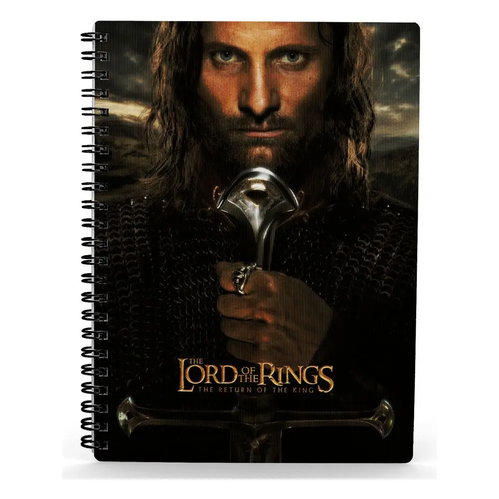 Lord of the Rings Notebook with 3D-Effect Aragorn termékfotó