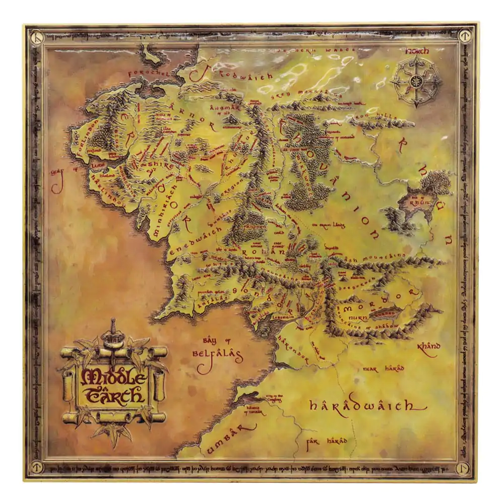 Lord of the Rings Replica Map Limited Edition termékfotó