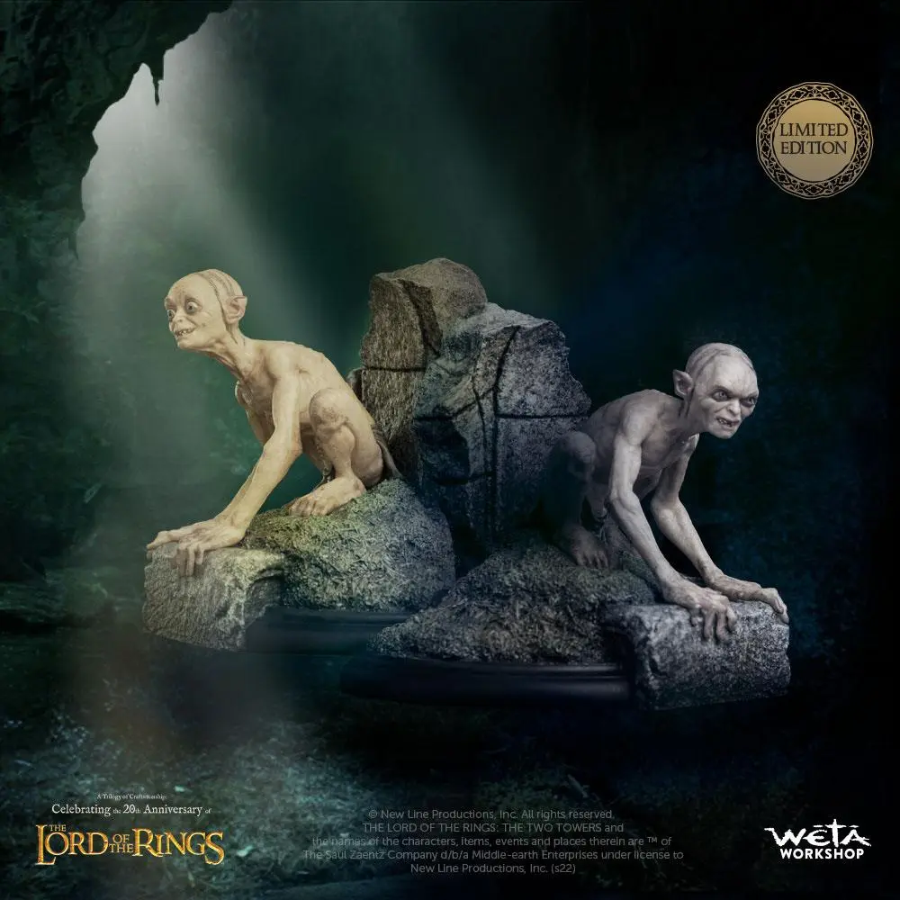 Lord of the Rings Mini Statues Gollum &amp; Sméagol in Ithilien 11 cm product photo