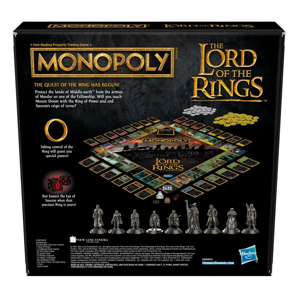 Lord of the Rings Board Game Monopoly *English Version* product photo