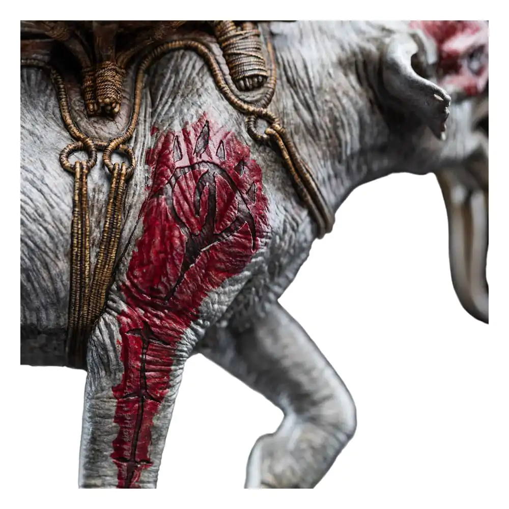 Lord of the Rings Mini Statue Mumak in Battle 17 cm product photo