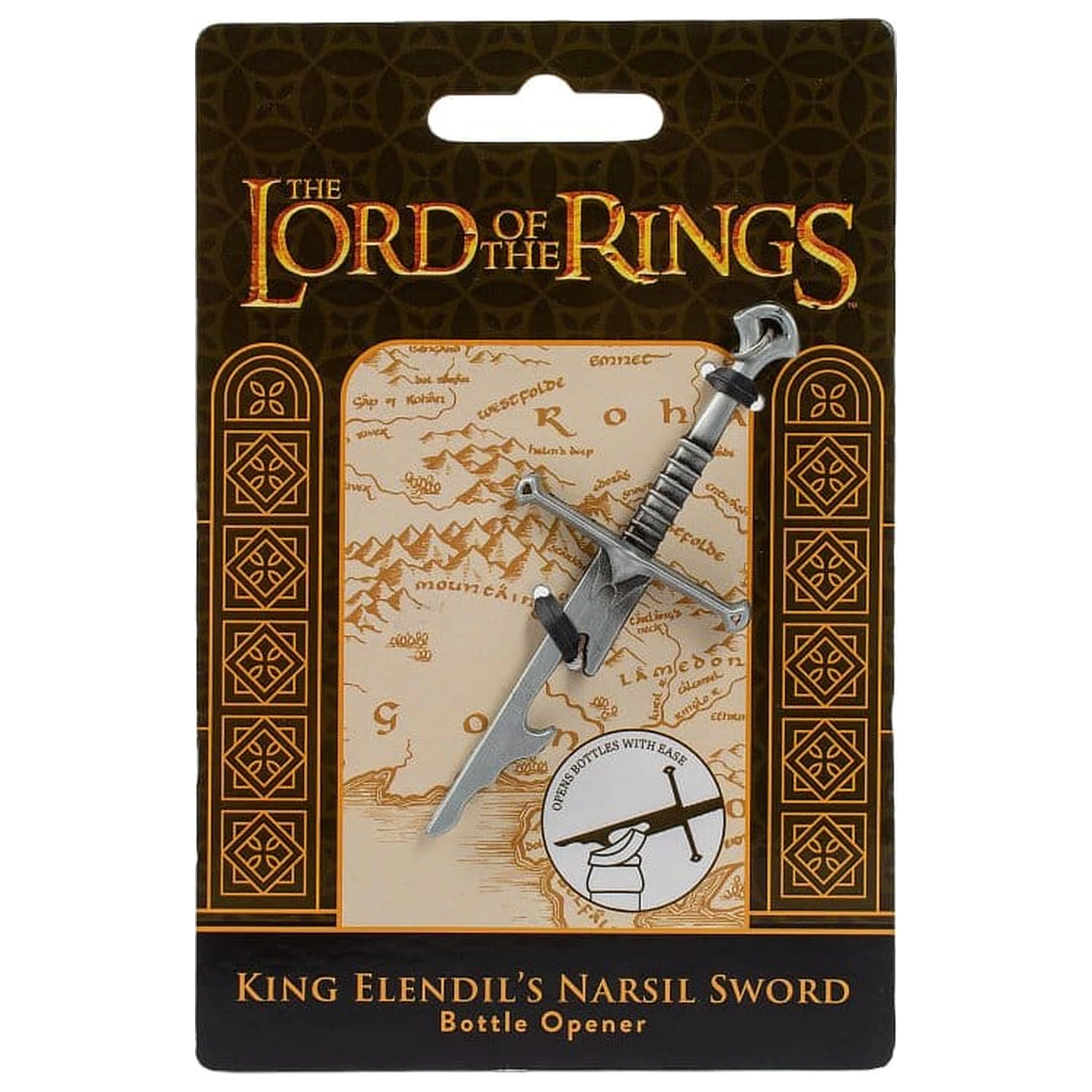 Lord of the Rings Bottle Opener Narsil Sword product photo