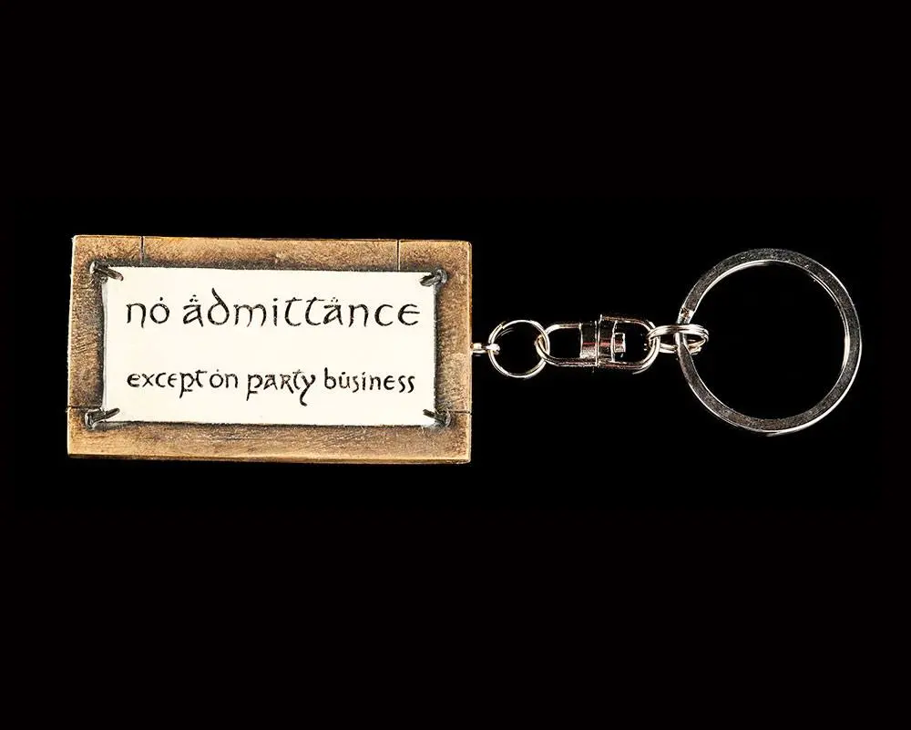 Lord of the Rings Key Ring No Admittance 6 cm product photo