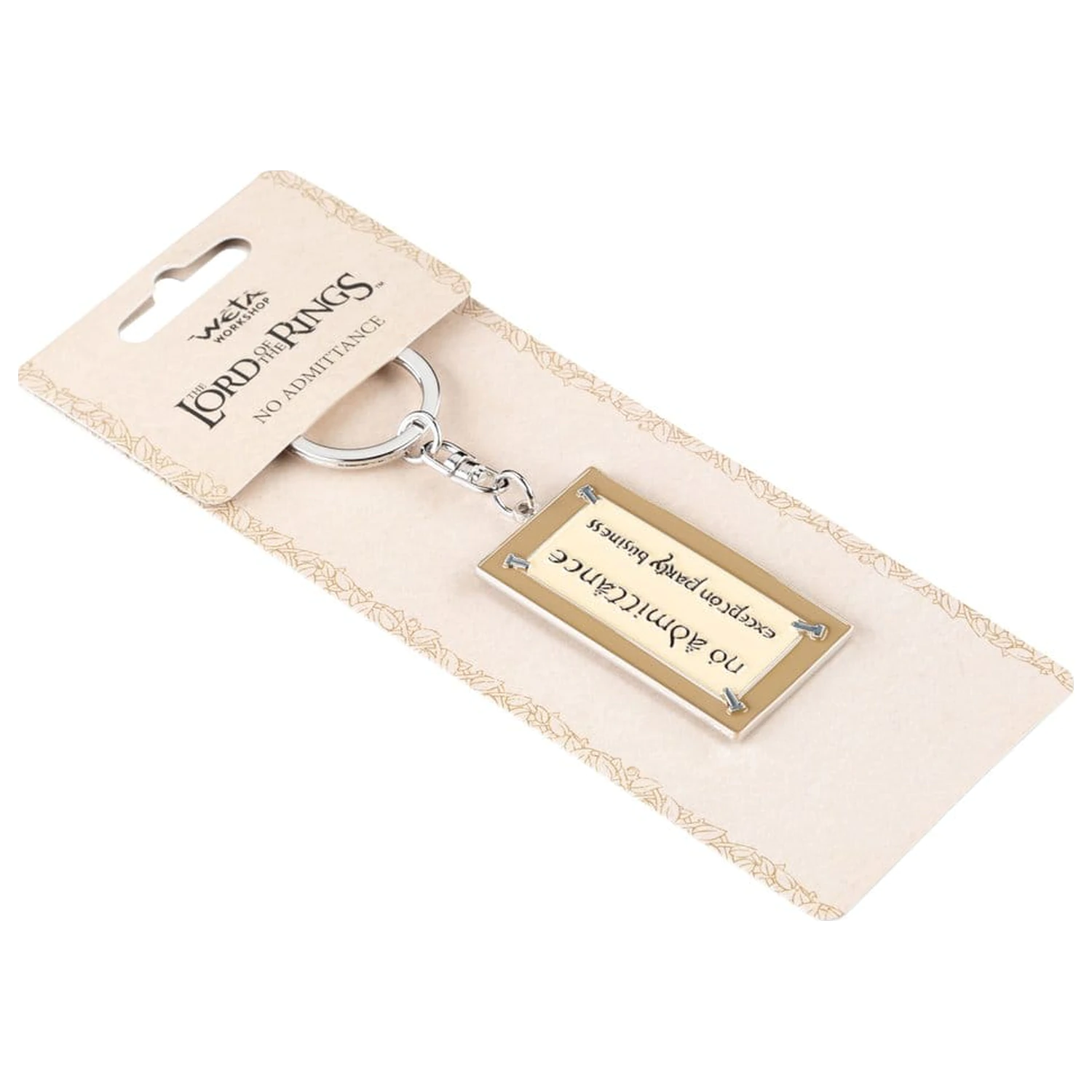 Lord of the Rings Keyring No Admittance Sign 6 cm product photo