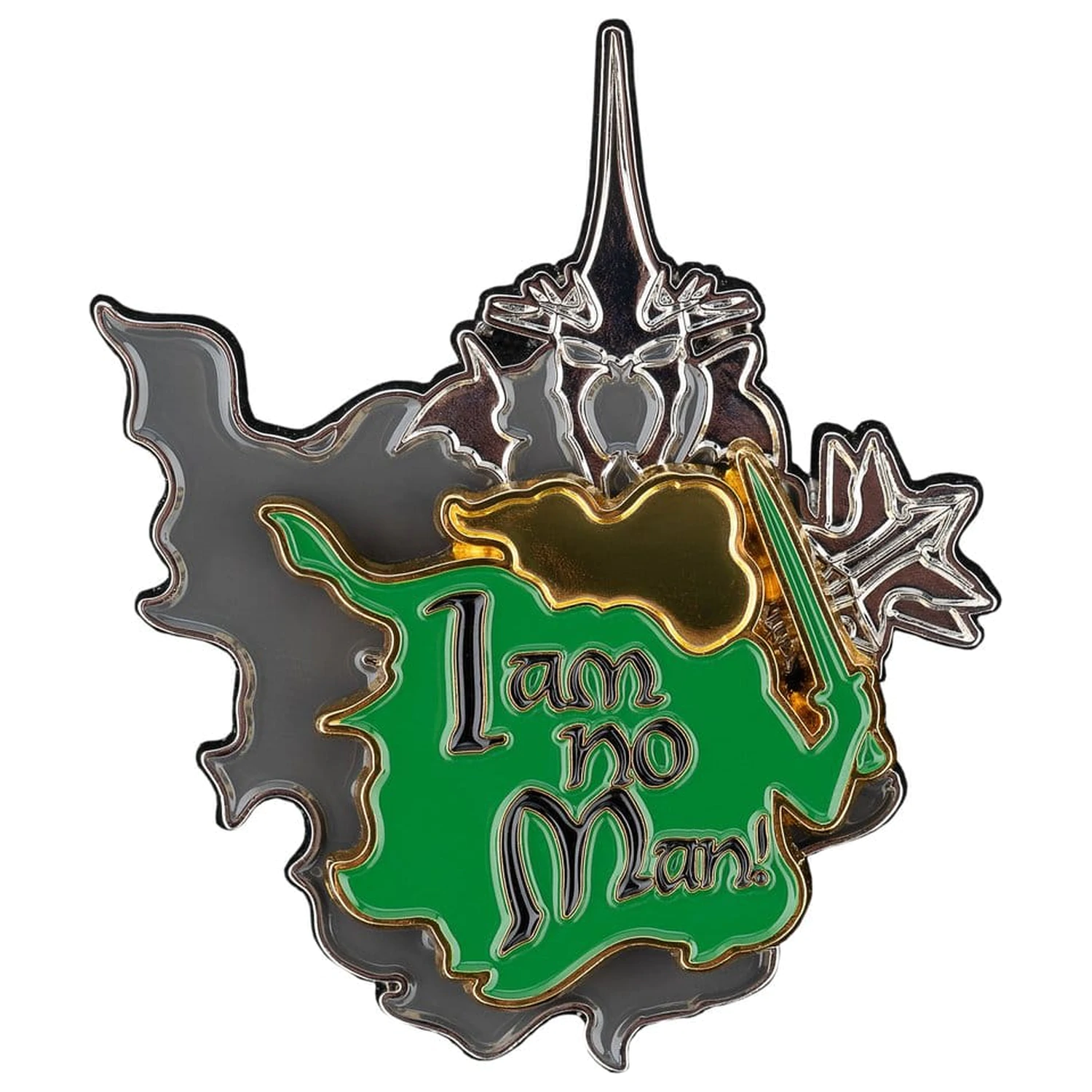 Lord of the Rings Collectors Pins 2-Pack No Man can Kill Me & I Am No Man! 7 cm  product photo