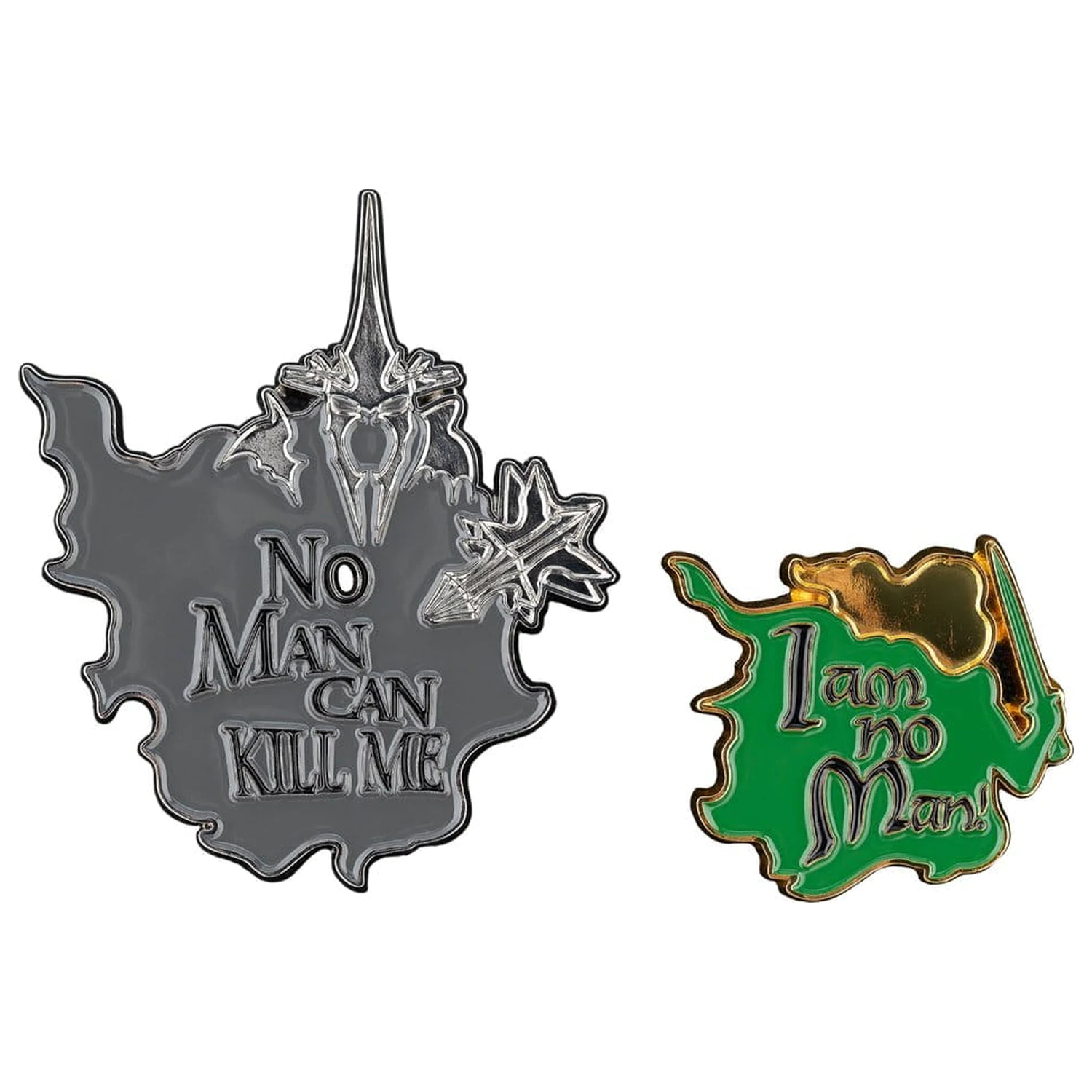 Lord of the Rings Collectors Pins 2-Pack No Man can Kill Me & I Am No Man! 7 cm  product photo