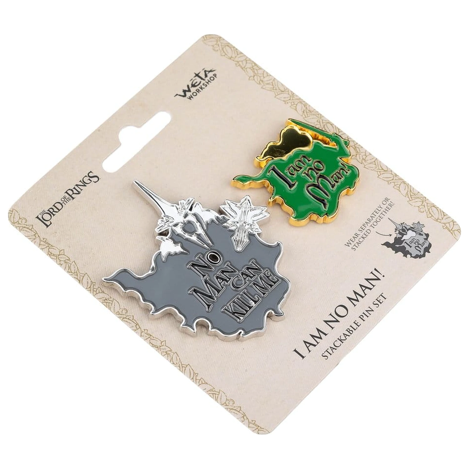 Lord of the Rings Collectors Pins 2-Pack No Man can Kill Me & I Am No Man! 7 cm  product photo