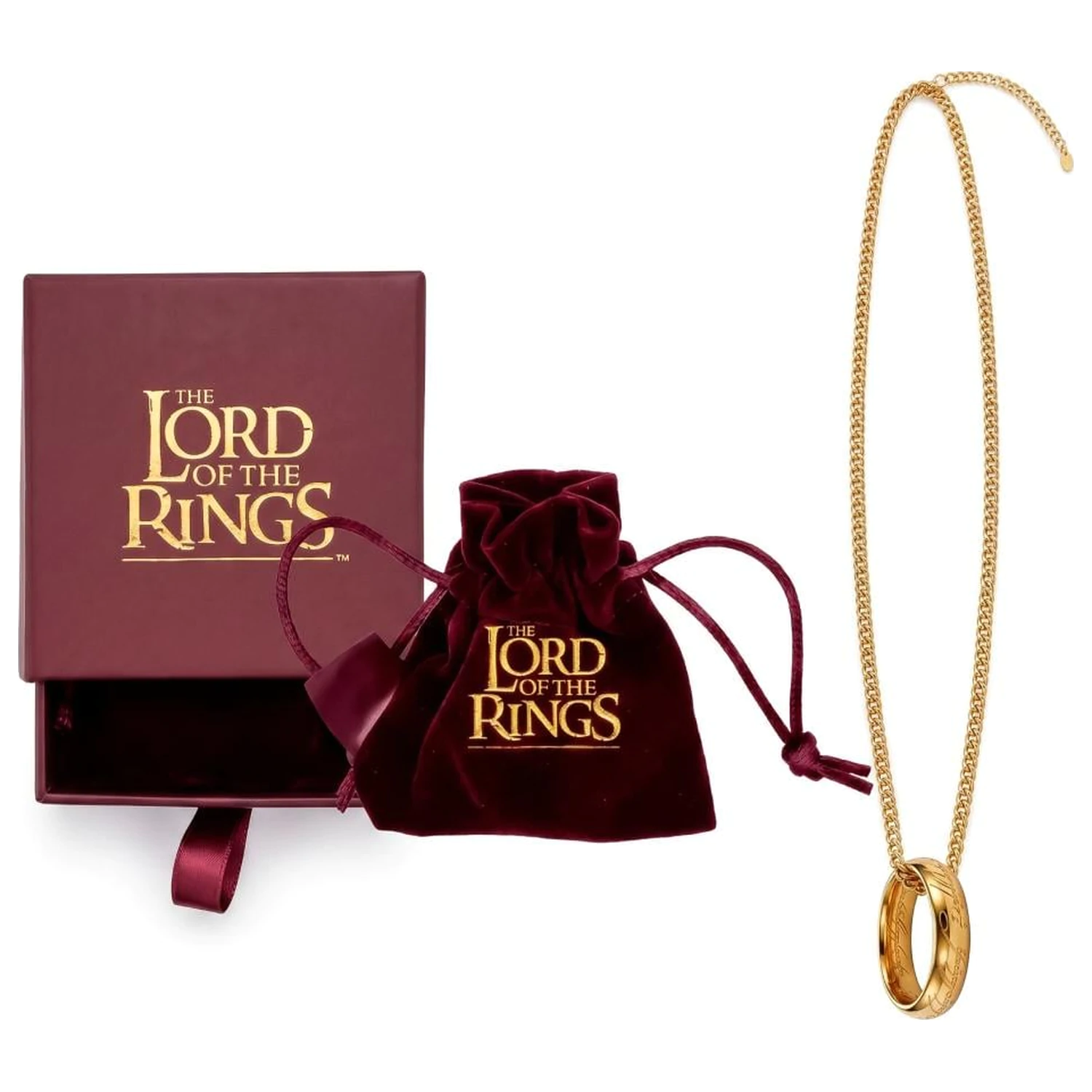 Lord of the Rings Necklace in showcase product photo