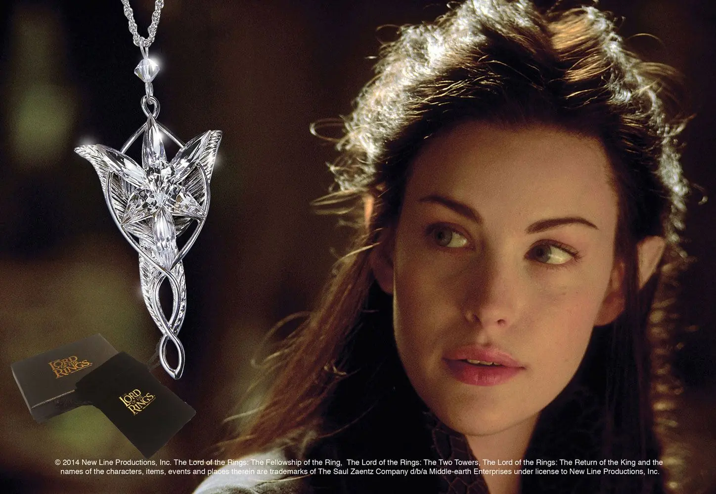 Lord of the Rings Pendant Arwen´s Evenstar (silver plated) termékfotó