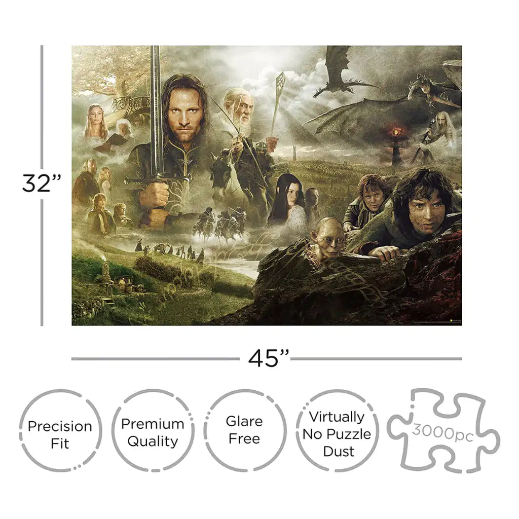Lord of the Rings Jigsaw Puzzle Saga (3000 pieces) termékfotó
