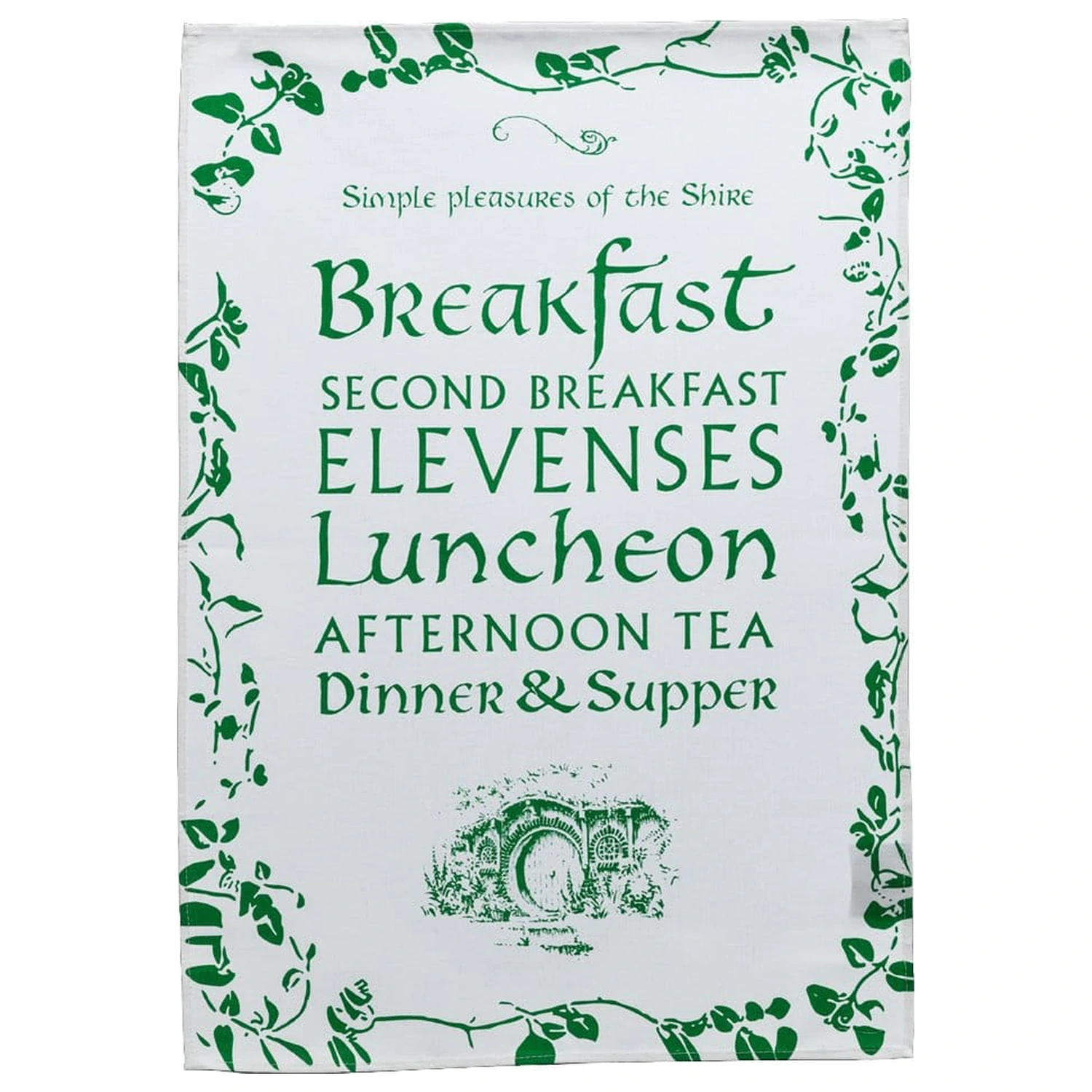 Lord of the Rings Tea Towel Simple Pleasures of the Shire 72 cm product photo