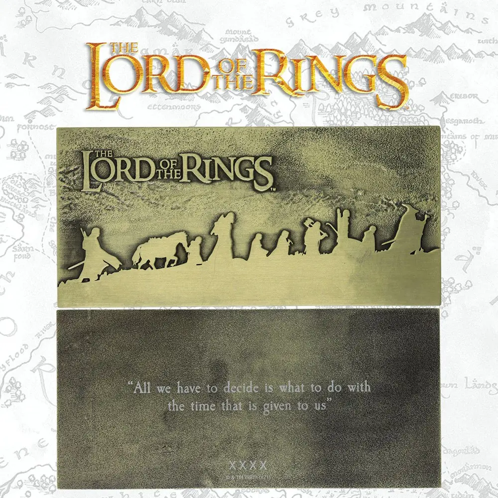 Lord of the Rings The Fellowship Plaque Limited Edition product photo