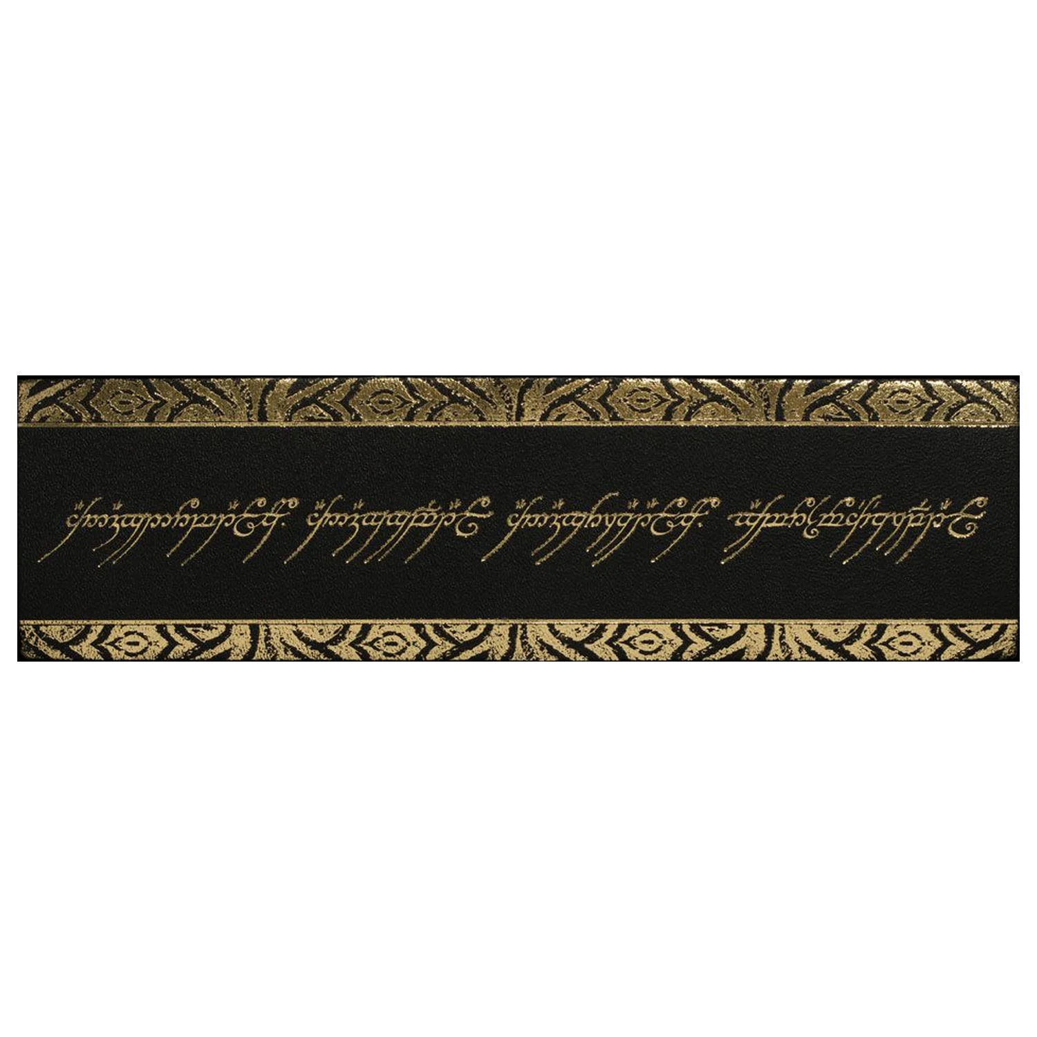 Lord of the Rings Leather Bookmark The One Ring Inscription product photo