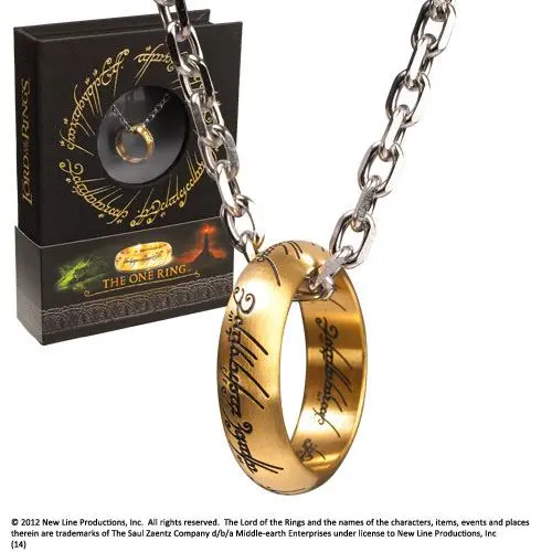 Lord of the Rings The One Ring Necklace product photo