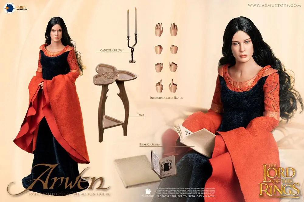 Lord of the Rings: The Return of the King Action Figure 1/6 Arwen in Death Frock 25 cm product photo