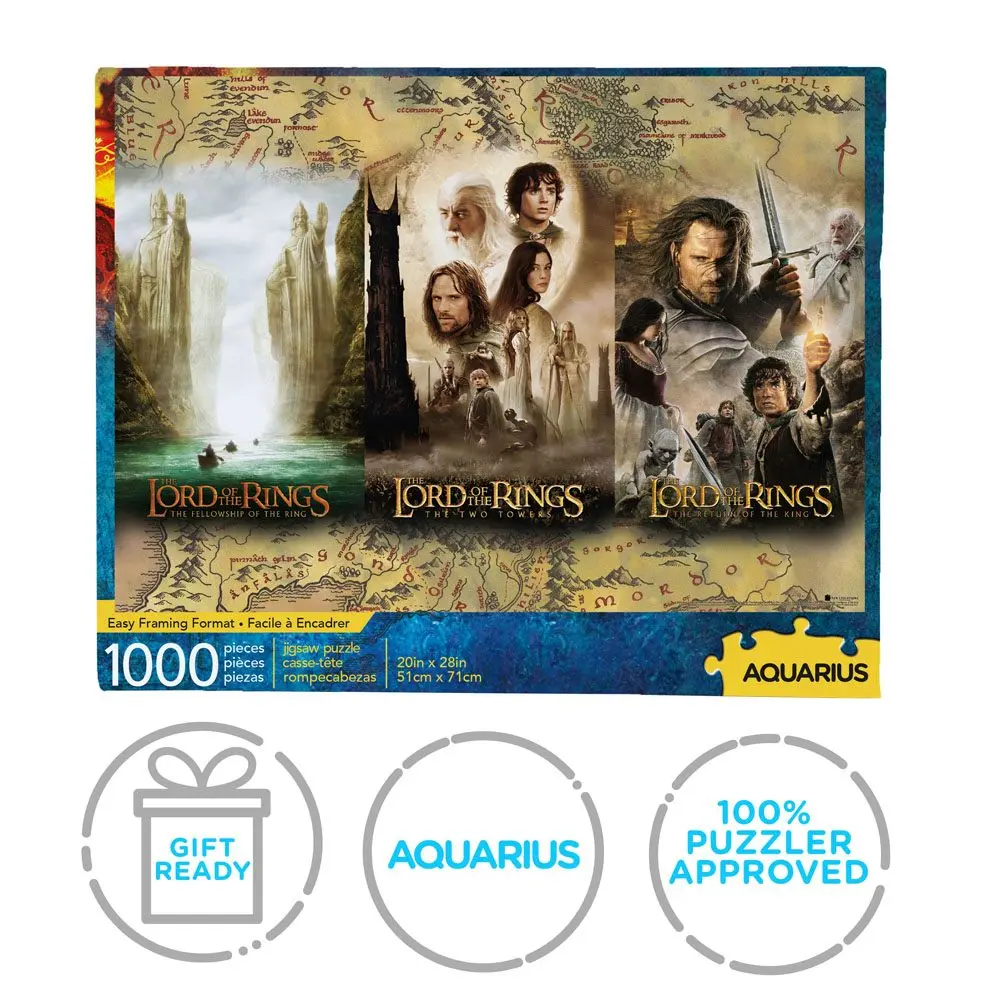 Lord of the Rings Jigsaw Puzzle Triptych (1000 pieces) termékfotó