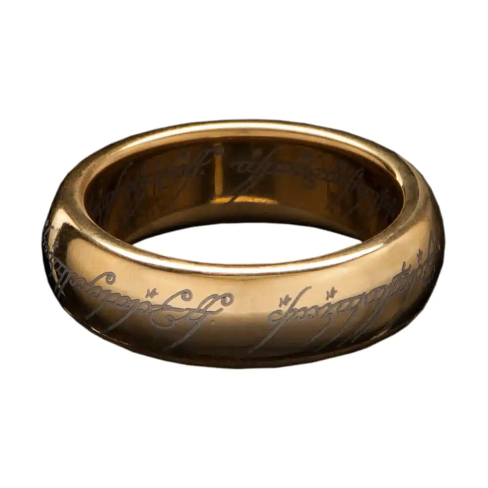 Lord of the Rings Tungsten Ring The One Ring (gold plated) product photo