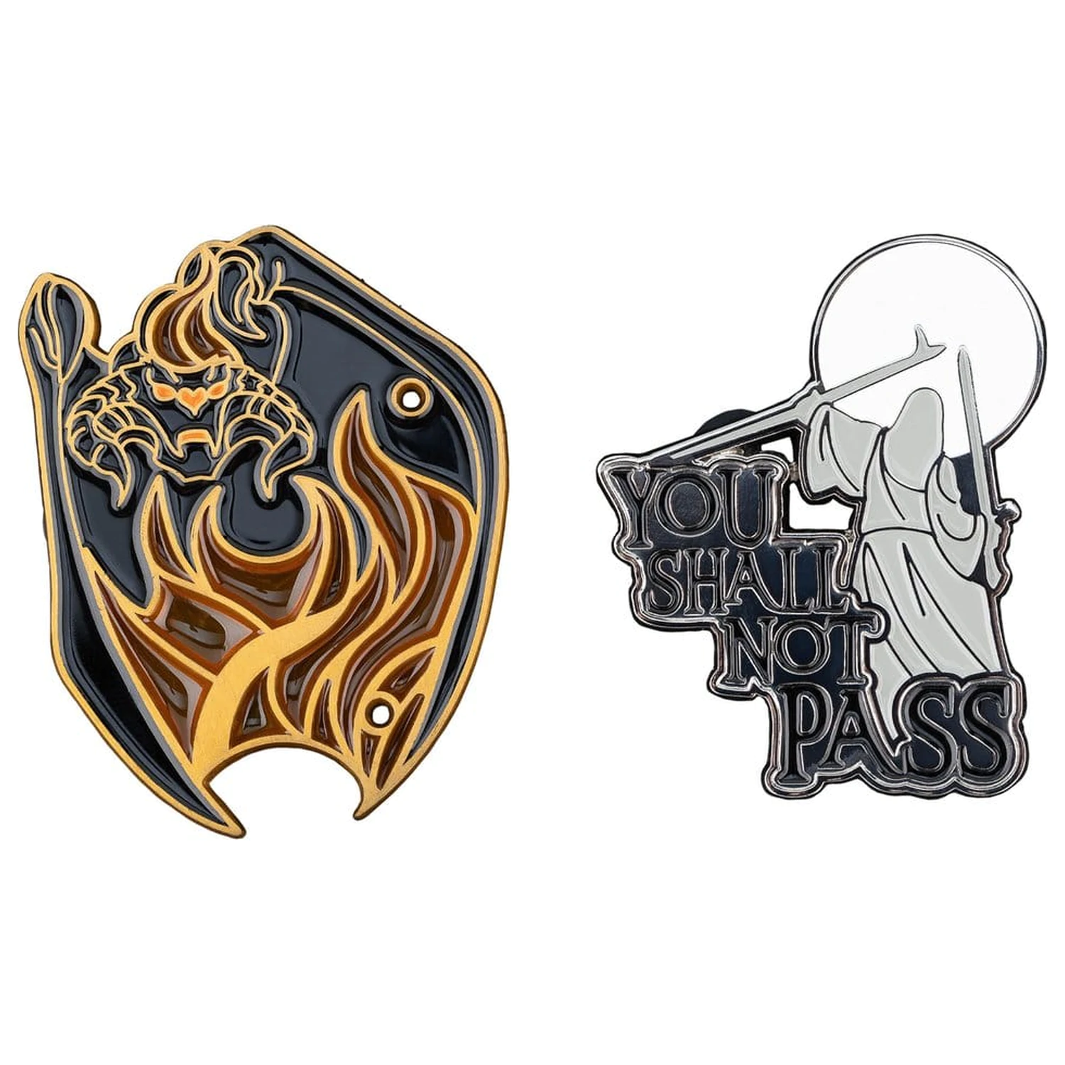 Lord of the Rings Collectors Pins 2-Pack You Shall Not Pass 8 cm  product photo
