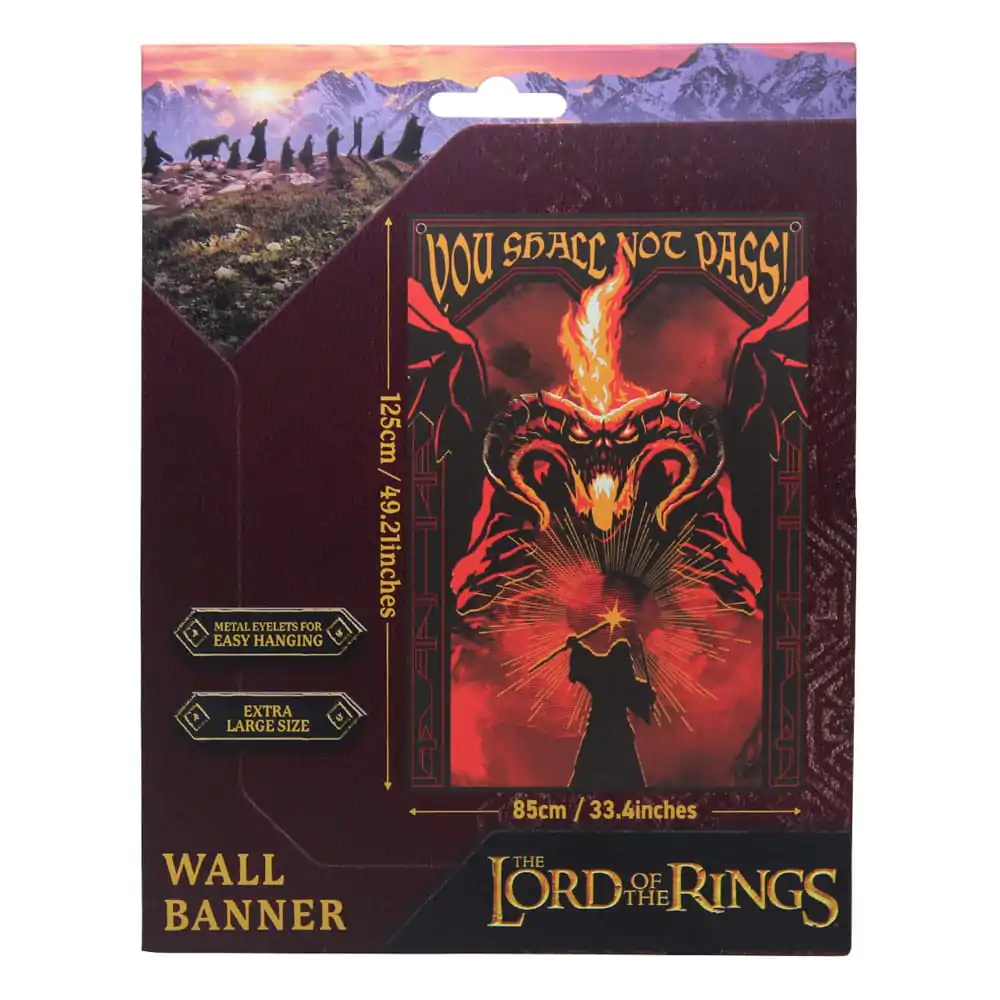 Lord of the Rings Wall Banner You shall not pass! 125 x 85 cm product photo