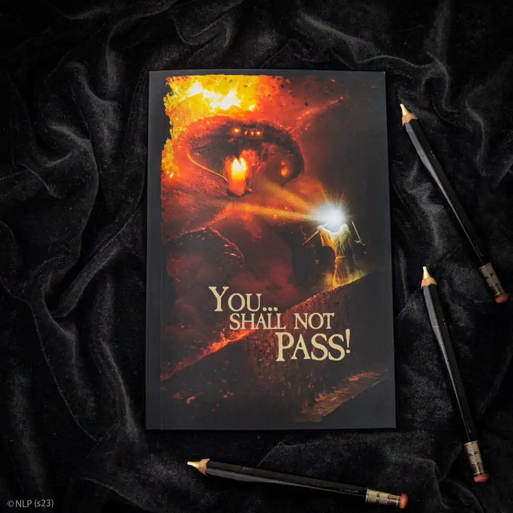 Lord of the Rings Notebook You... Shall not pass! product photo