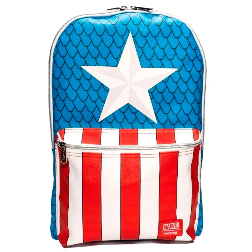 Loungefly Marvel Captain America backpack with pin 45cm product photo