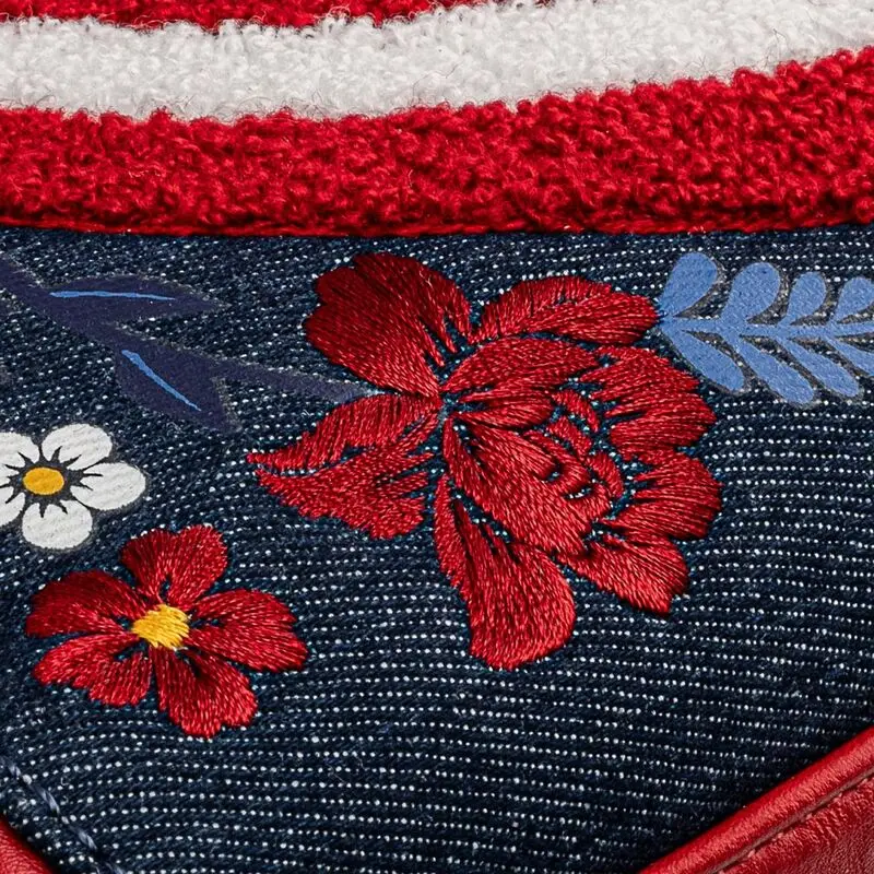 Marvel by Loungefly Crossbody Captain America 80th Anniversary Floral Shield product photo