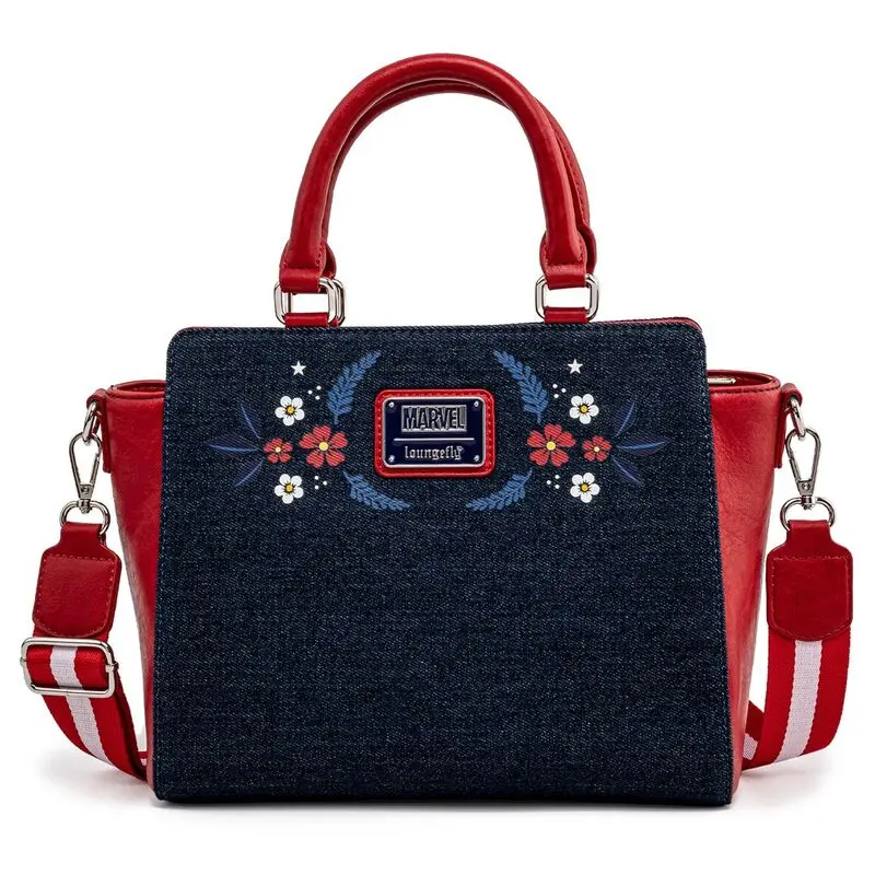 Marvel by Loungefly Crossbody Captain America 80th Anniversary Floral Shield product photo
