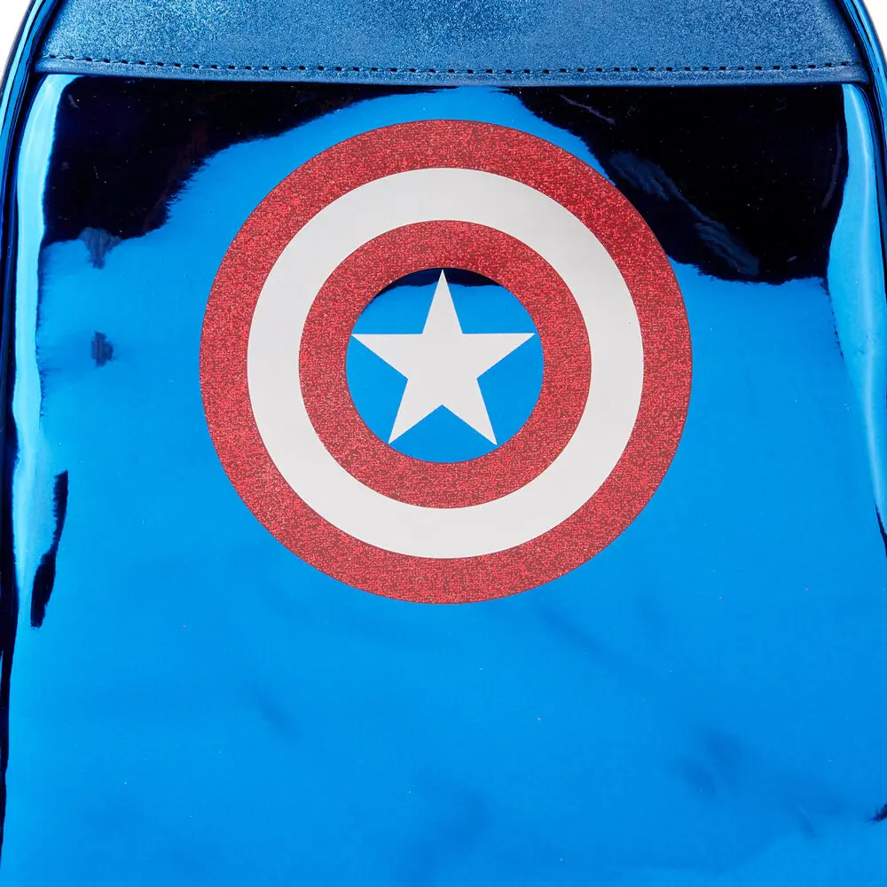 Loungefly Marvel Captain America metallic backpack 26cm termékfotó