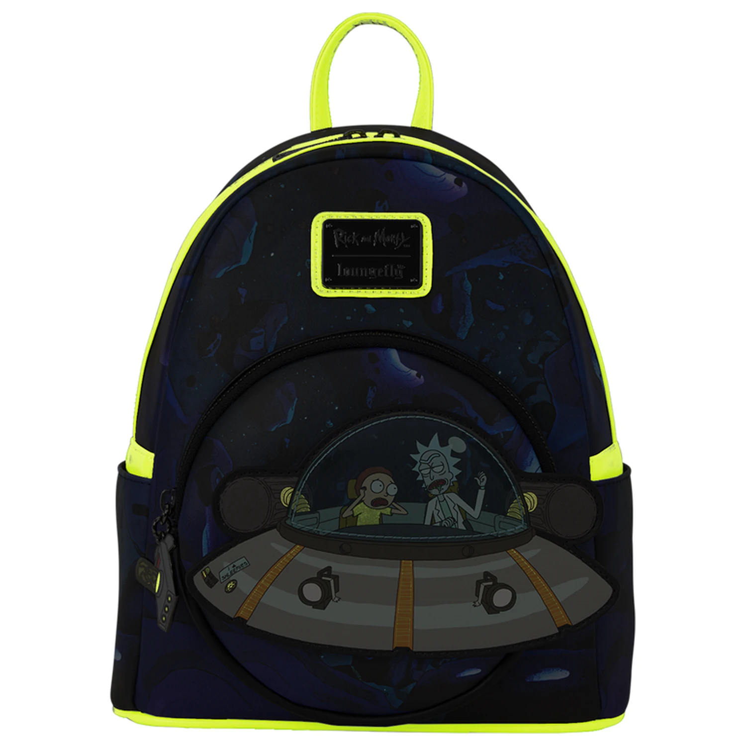 Loungefly Cartoon Network Rick and Morty Space Cruiser Loungefly backpack 26cm product photo