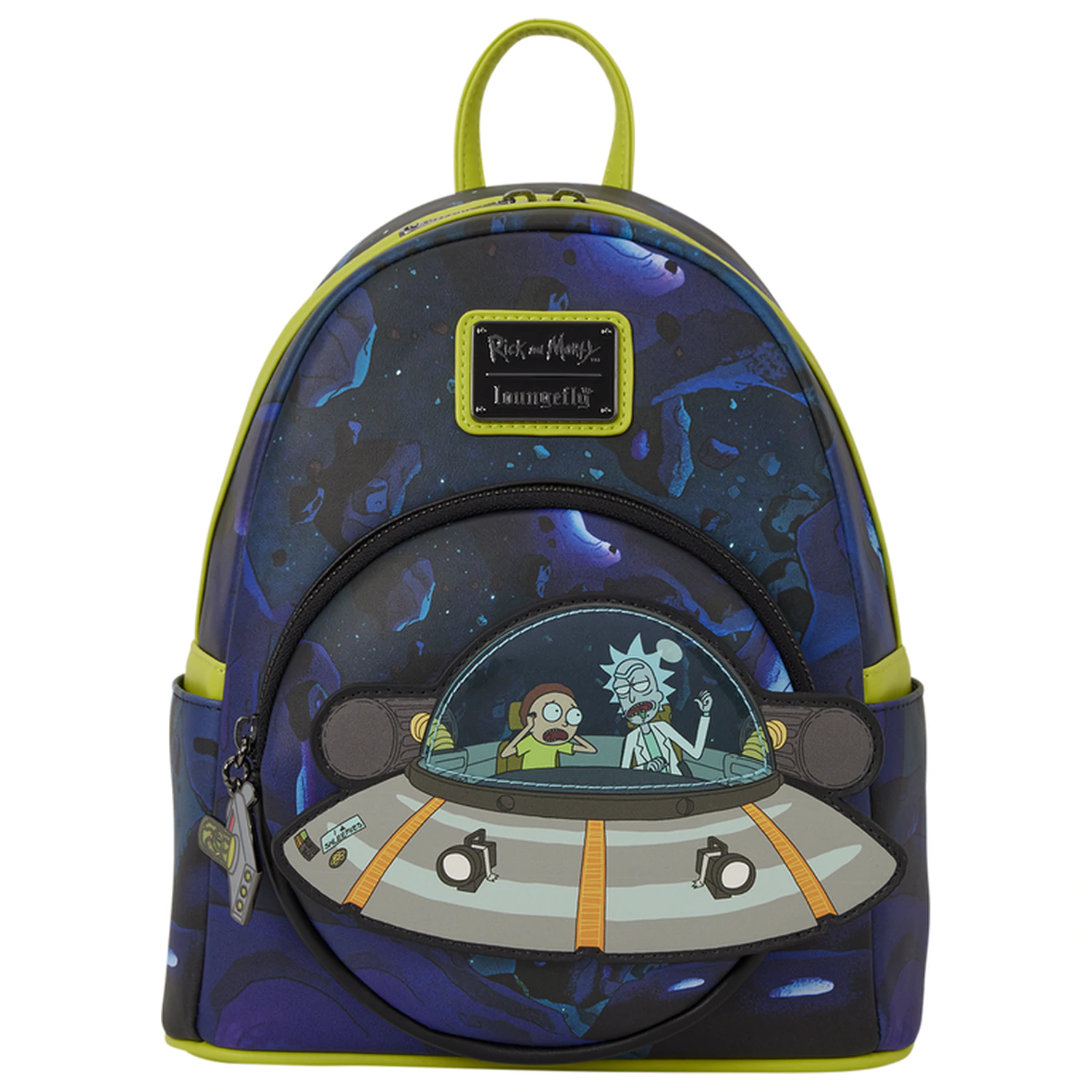 Loungefly Cartoon Network Rick and Morty Space Cruiser Loungefly backpack 26cm product photo