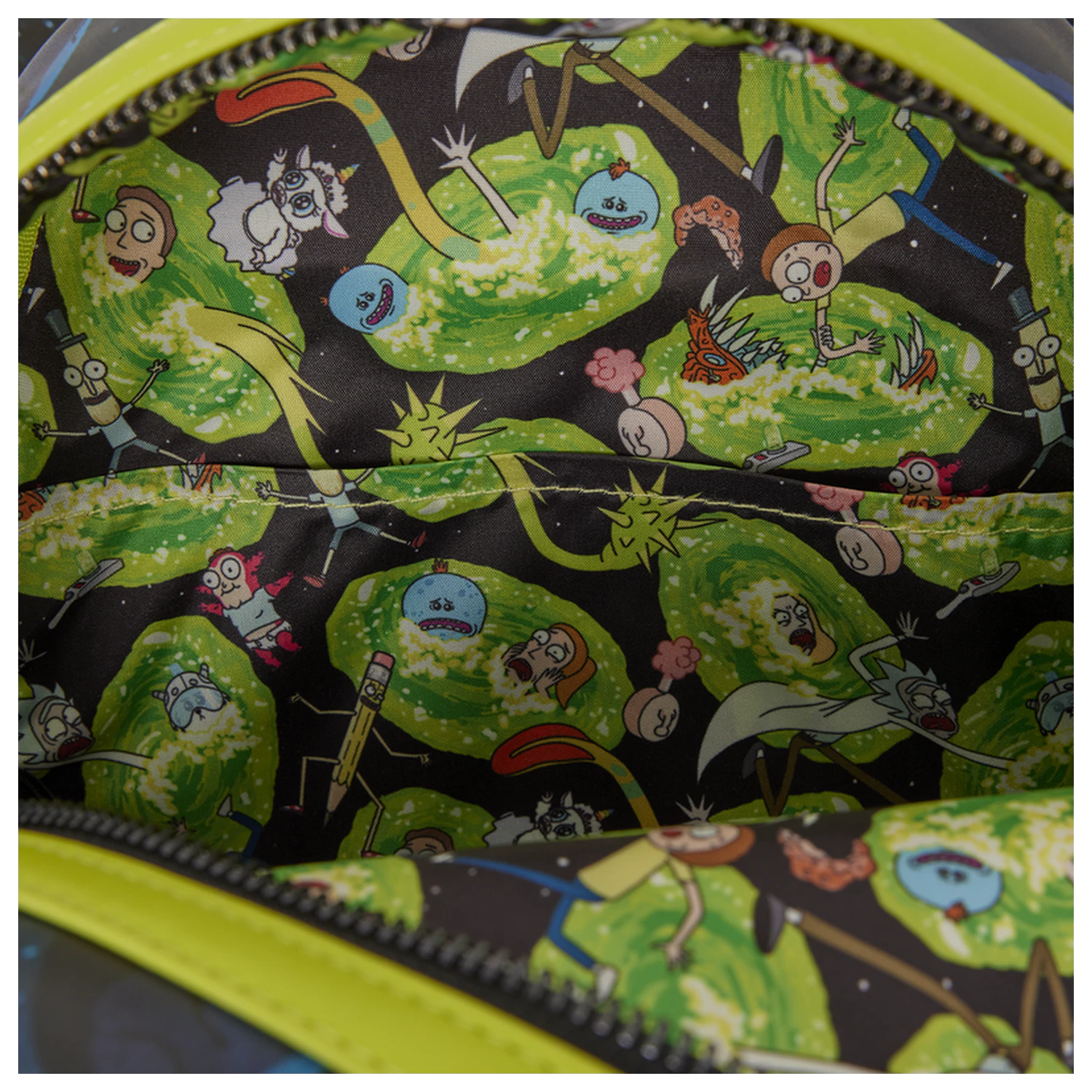 Loungefly Cartoon Network Rick and Morty Space Cruiser Loungefly backpack 26cm product photo