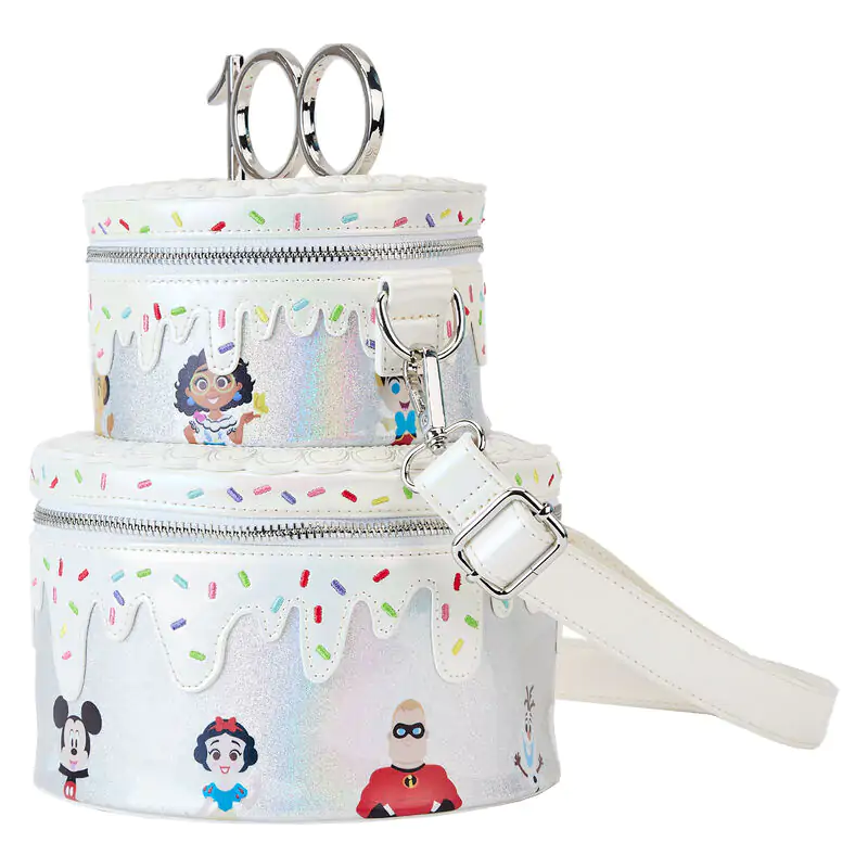 Loungefly Disney 100 Anniversary Celebration Cake crossbody bag termékfotó