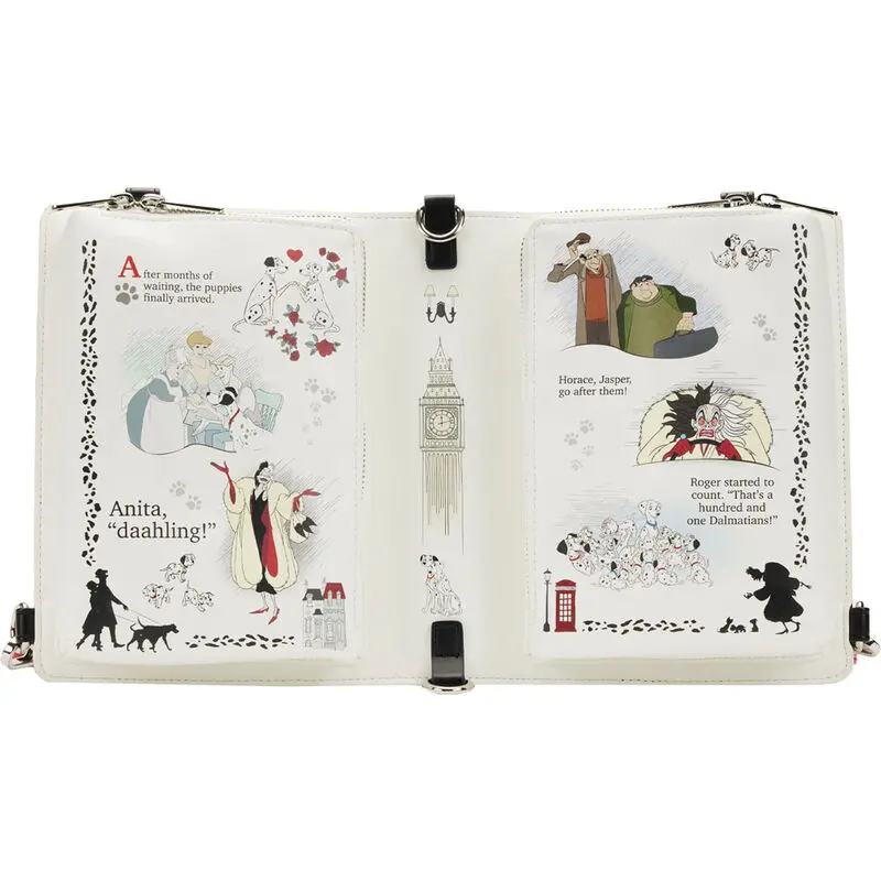 Loungefly Disney 101 Dalmatians bag backpack 30cm termékfotó