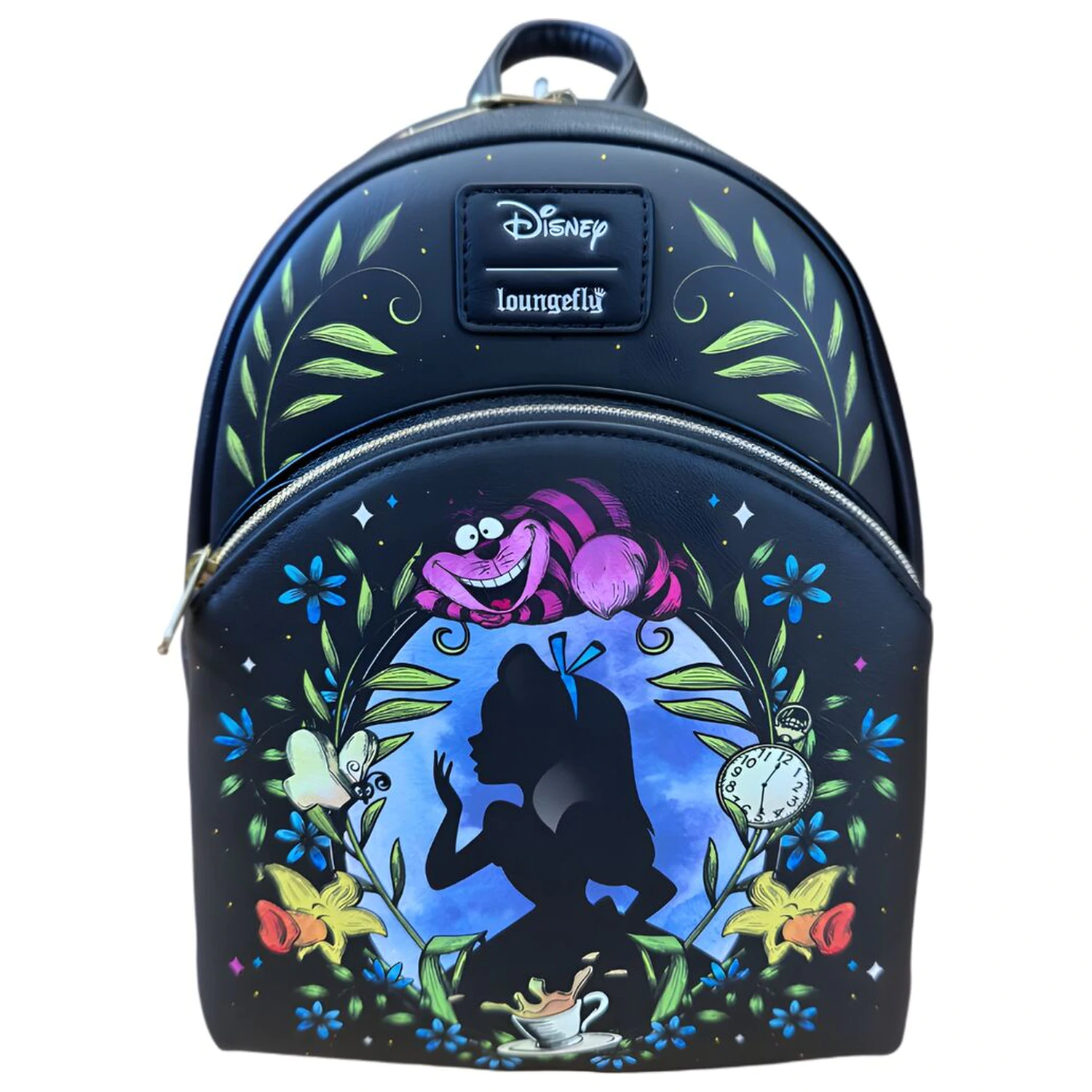 Loungefly Disney Alice In Wonderland Floral Glow Collection backpack 26cm product photo