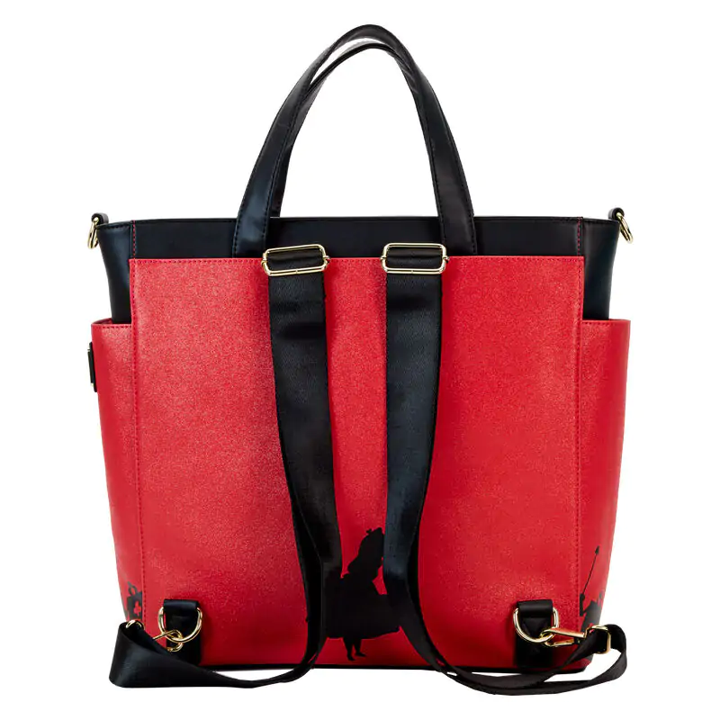 Loungefly Disney Alice In Wonderland Villains convertible tote bag product photo