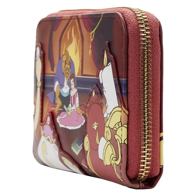 Disney by Loungefly Wallet Beauty and the Beast Fireplace Scene product photo