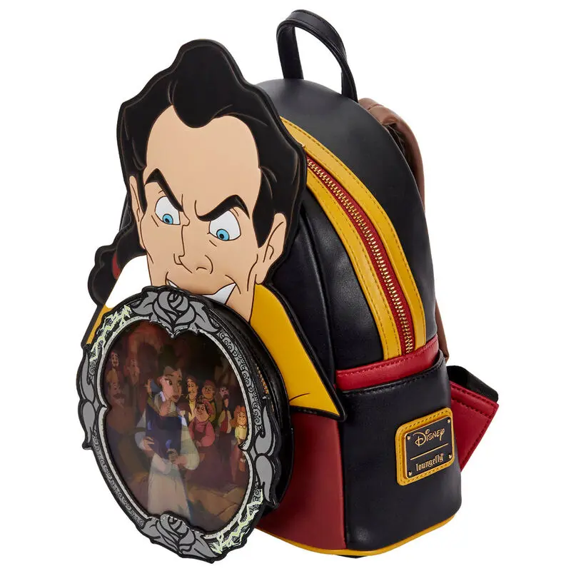 Loungefly  Disney Beauty and the Beast Villains Gaston Scene backpack 26cm termékfotó