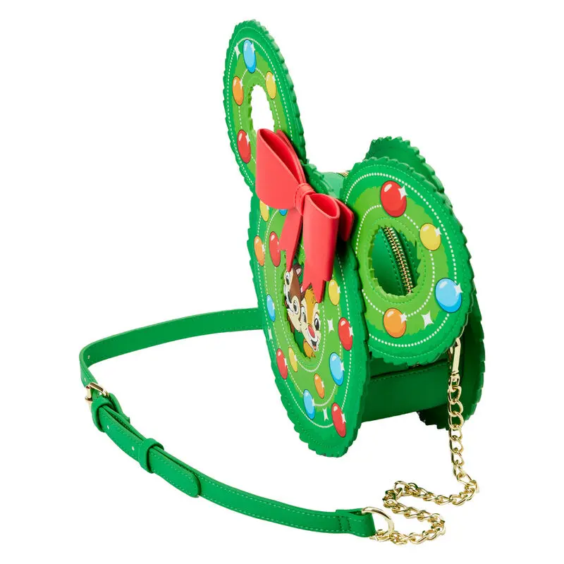 Loungefly Disney Chip and Dale Christmas crossbody bag product photo