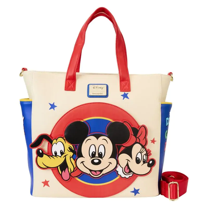 Loungefly Disney Classic Mickey and Friends convertible backpack tote bag termékfotó