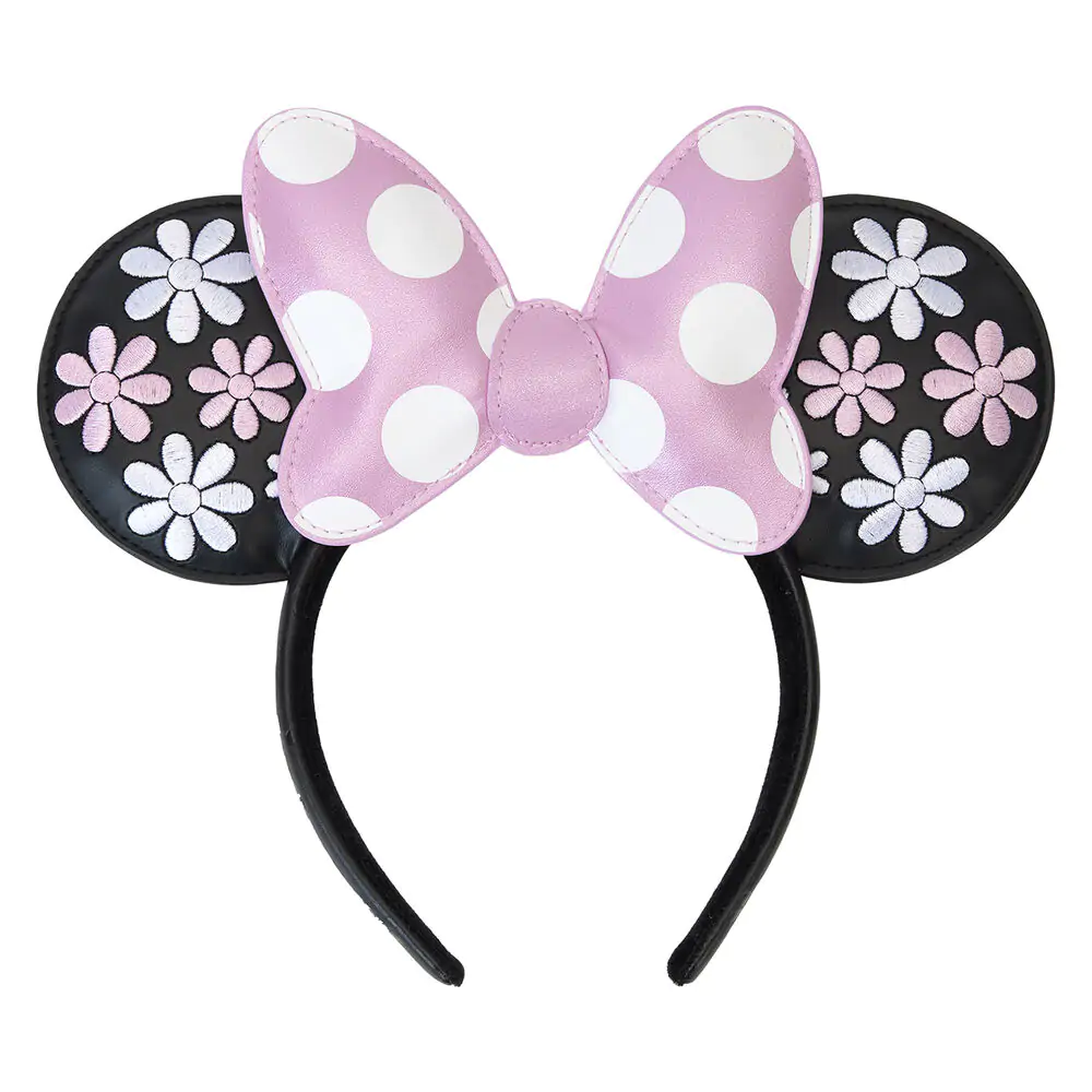 Loungefly Disney Minnie Floral Rock the Dots ear headband product photo