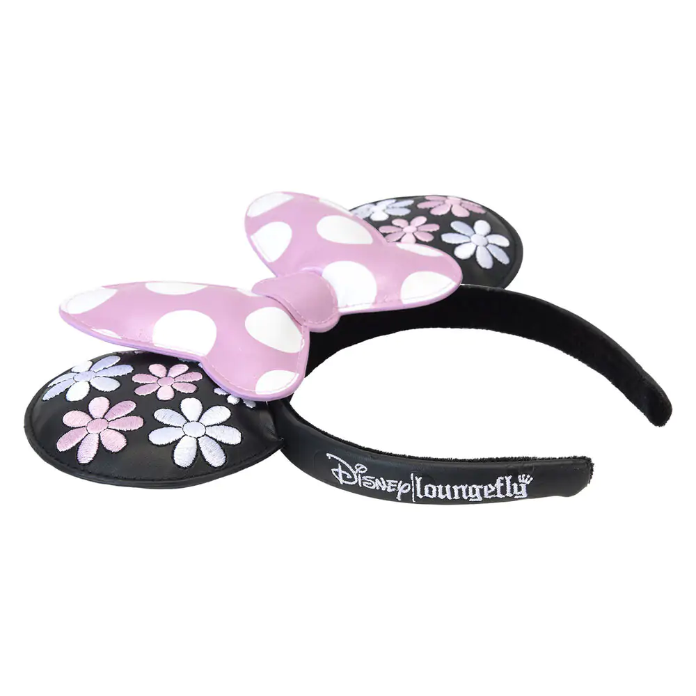 Loungefly Disney Minnie Floral Rock the Dots ear headband product photo