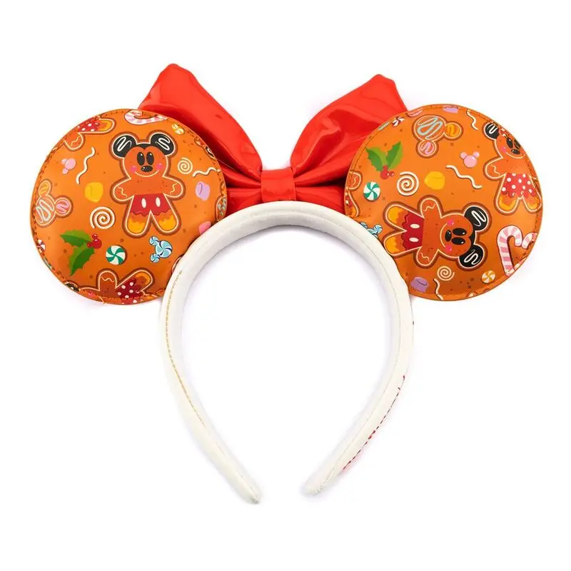Disney by Loungefly Headband Gingerbread AOP Patent Bow product photo