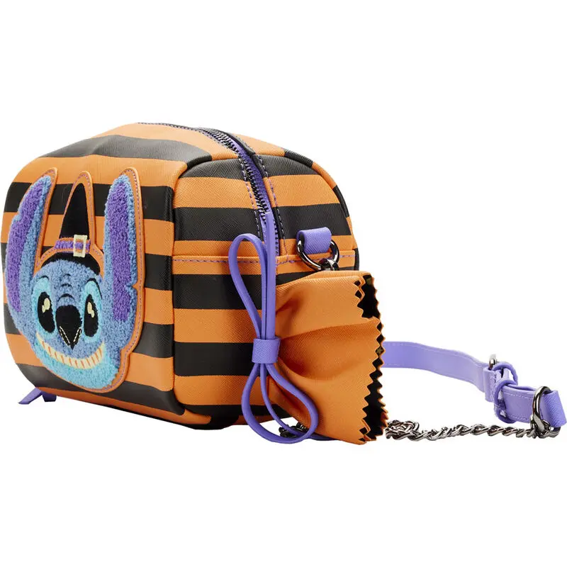 Disney by Loungefly Crossbody Lilo and Stitch Striped Halloween Candy Wrapper termékfotó