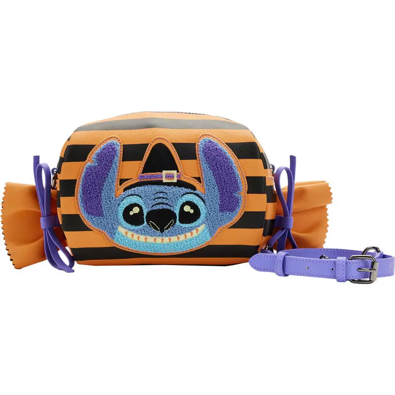 Disney by Loungefly Crossbody Lilo and Stitch Striped Halloween Candy Wrapper termékfotó