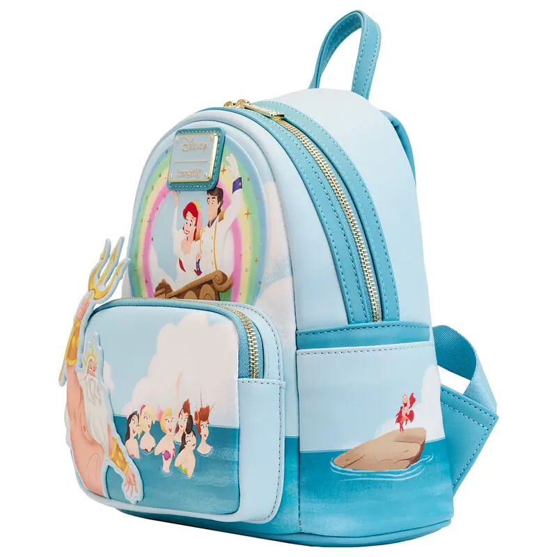 Loungefly Disney Little Mermaid Tritons Gift backpack 26cm product photo